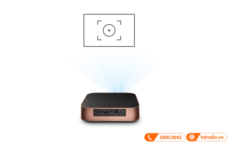 may chieu viewsonic m2w tu dong lay net