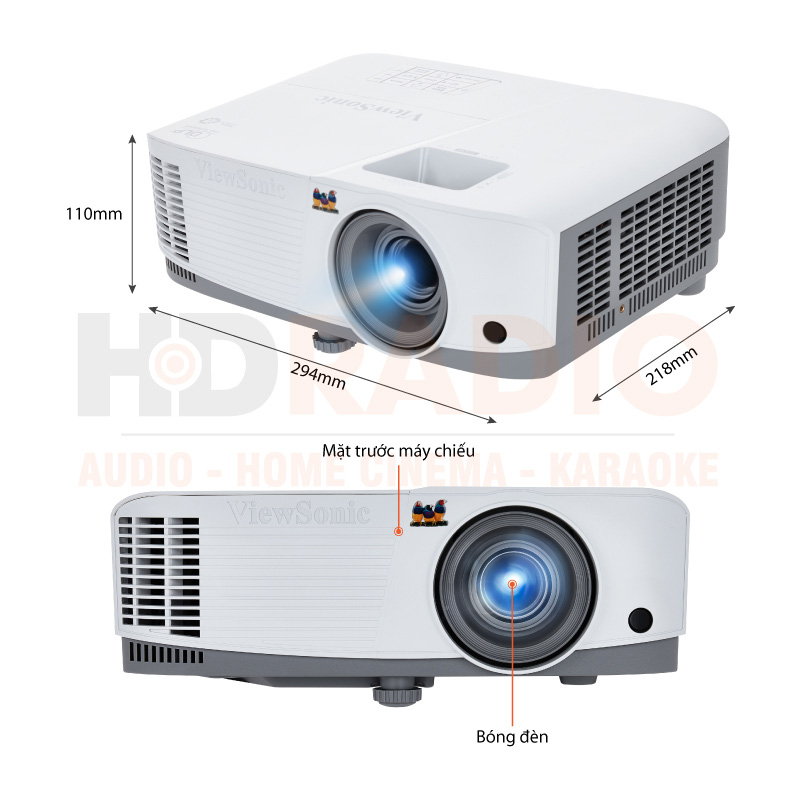 Chú thích Máy chiếu Viewsonic PA503SP
