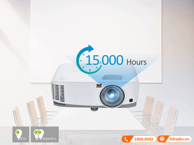 Kéo tuổi thọ máy chiếu Viewsonic PA503XE