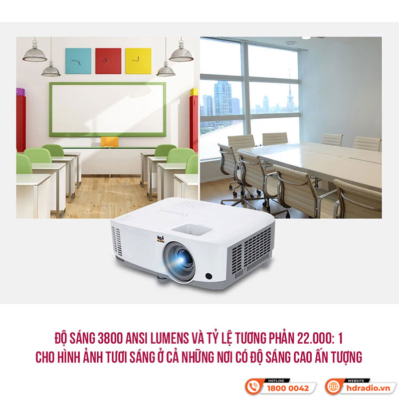 Máy Chiếu Viewsonic PA503XP, Độ sáng 4200 Lumen, XGA (1024x768)-7