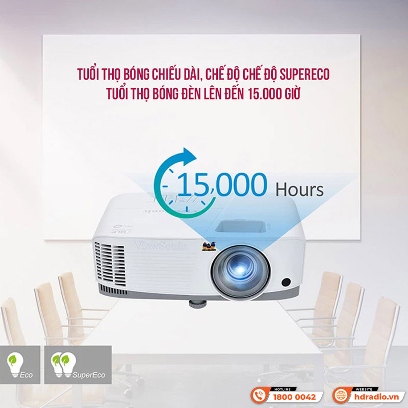Máy Chiếu Viewsonic PA503XP, Độ sáng 4200 Lumen, XGA (1024x768)-9