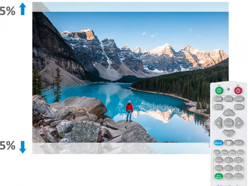 Điều chỉnh hình ảnh máy chiếu ViewSonic PX703HDH