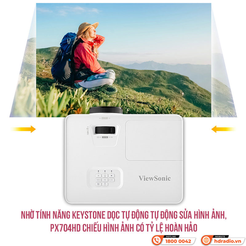 Máy Chiếu Viewsonic PX704HD, 4000 ANSI Lumens, Full HD (1920x1080)-9