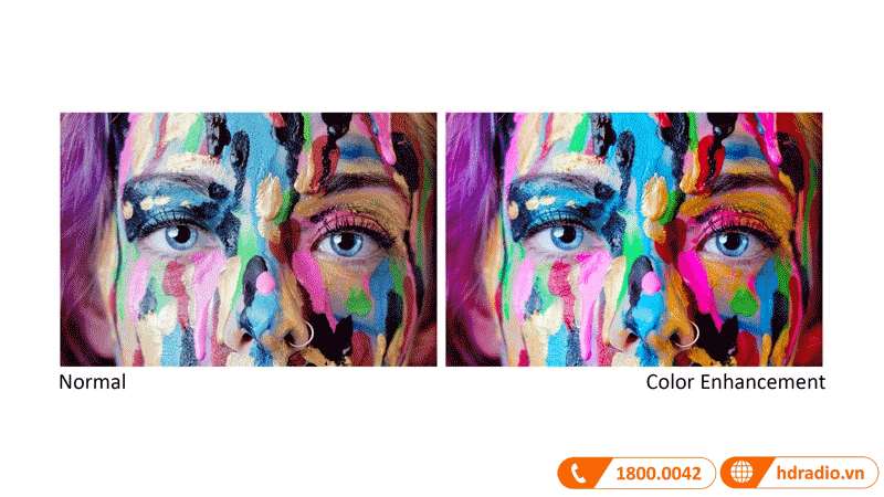 Tăng màu máy chiếu Viewsonic PX727-4K