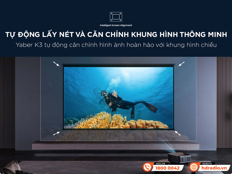 Máy chiếu Yaber K3 Pro