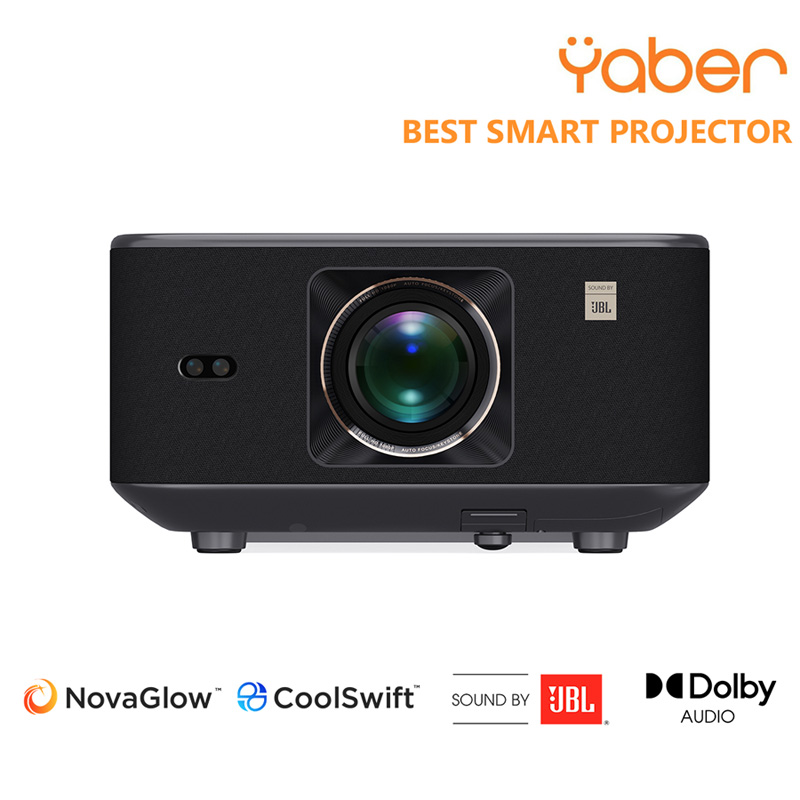Máy chiếu Yaber K3 Pro, Full HD 1920 x 1080, 1600 ANSI Lumens, 50.000 Giờ, Google TV, Netflix, Wi-Fi 6, Bluetooth 5.0, Kèm Sub-7