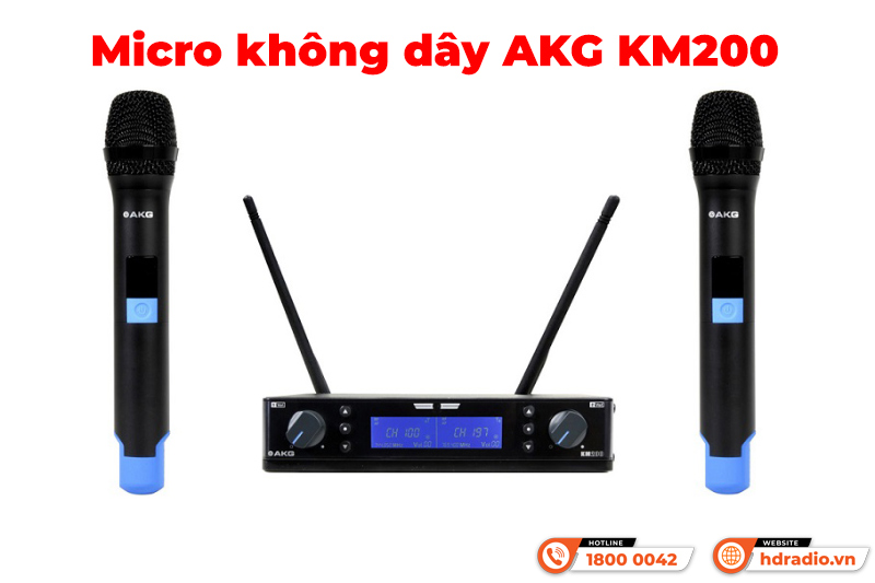 Micro không dây AKG KM200 