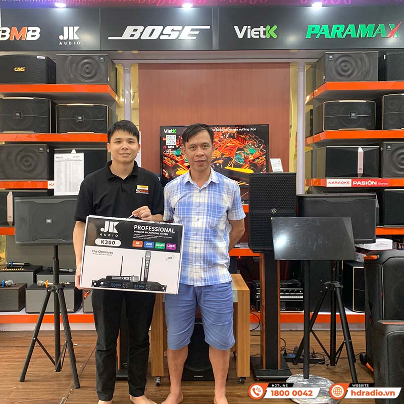 Micro Không Dây JKAudio K300, Cảm biến tự ngắt, Dò sóng sạch-21