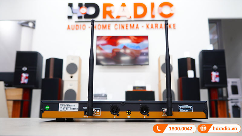 Mặt sau đầu phát JKaudio K800