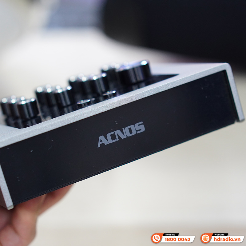 Micro Kèm Vang Acnos Mi30U Pro, Sound Card, Bluetooth, Optical, HDMI Arc, USB, Aux, App Acnos Mixer, App CloudKaraoke-6