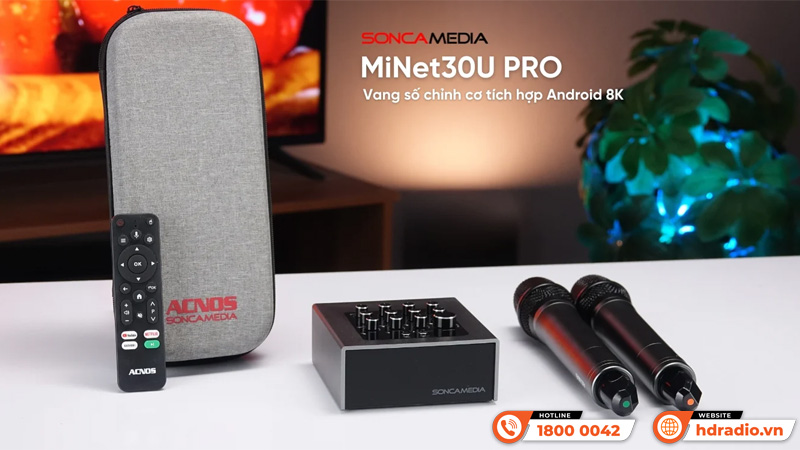 Micro Kèm Vang ACNOS MiNet30U PRO