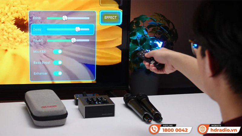 Micro Kèm Vang ACNOS MiNet30U PRO