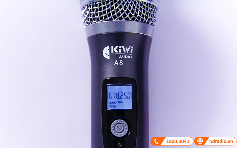 Micro không dây Kiwi A8 tay mic