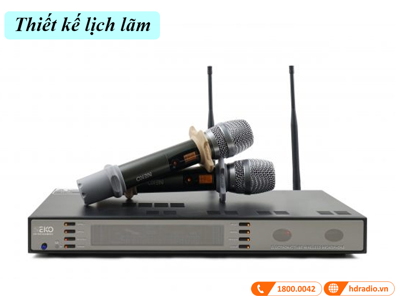 Thiết kế lịch lãm Micro Không Dây Neko MK800