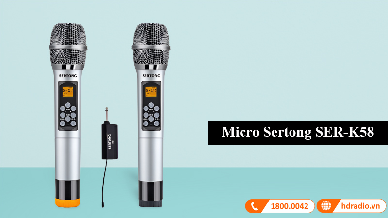 Micro khong day Sertong SER-K58