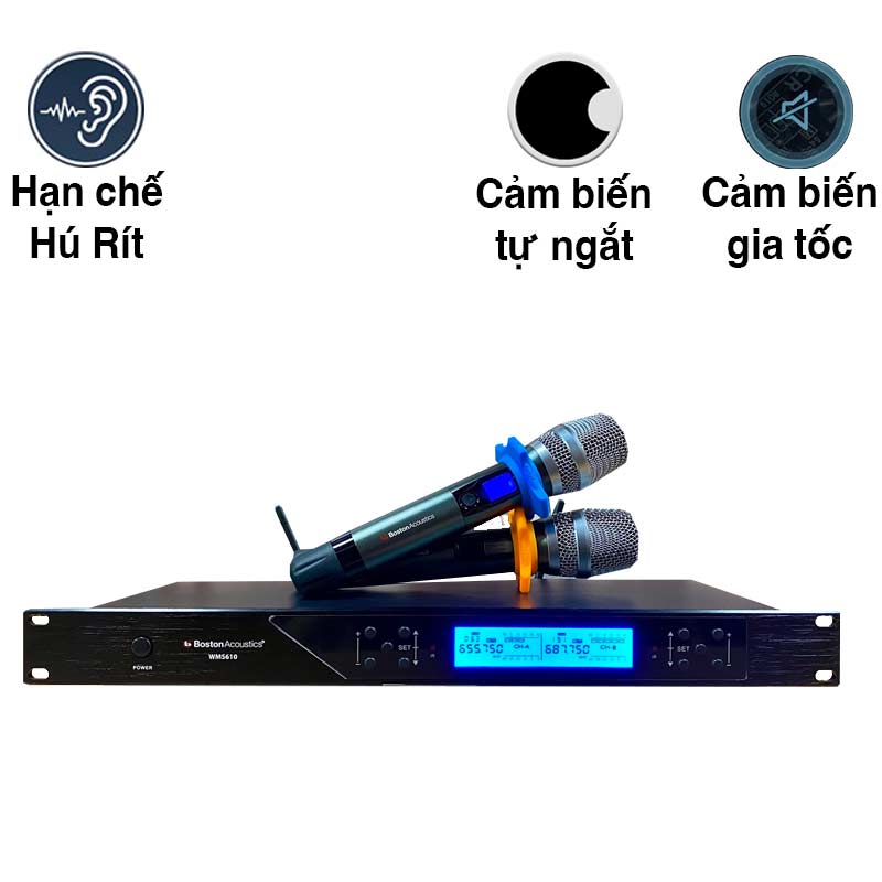 Micro Boston Acoustics WMS610, Cảm Biến Tự Ngắt, Cảm Biến Gia Tốc