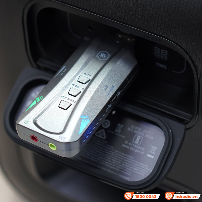 Micro Không Dây Alpha Works A1, Kết nối qua cổng AUX 3,5mm, 1 tay mic, Chuyên cho loa bluetooth-7