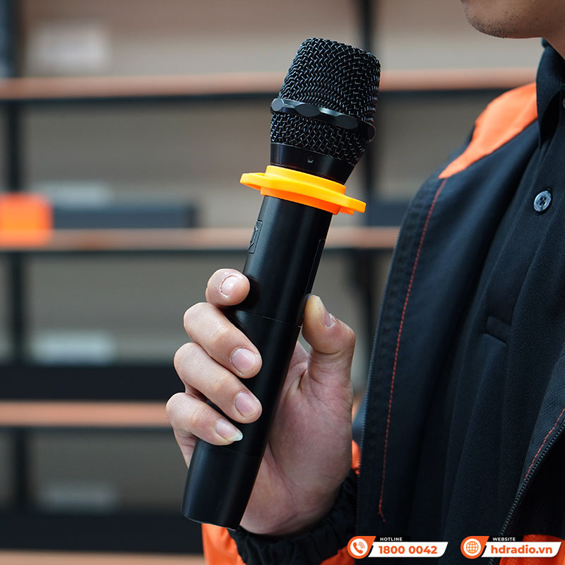 Micro Không Dây Alpha Works A1, Kết nối qua cổng AUX 3,5mm, 1 tay mic, Chuyên cho loa bluetooth-13