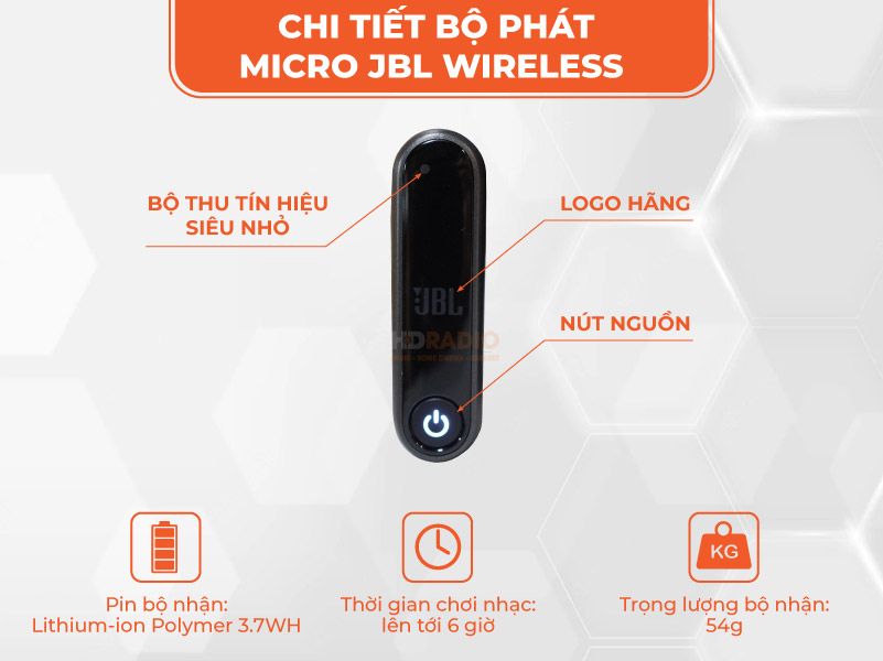 đầu phát Micro Không Dây JBL Wireless