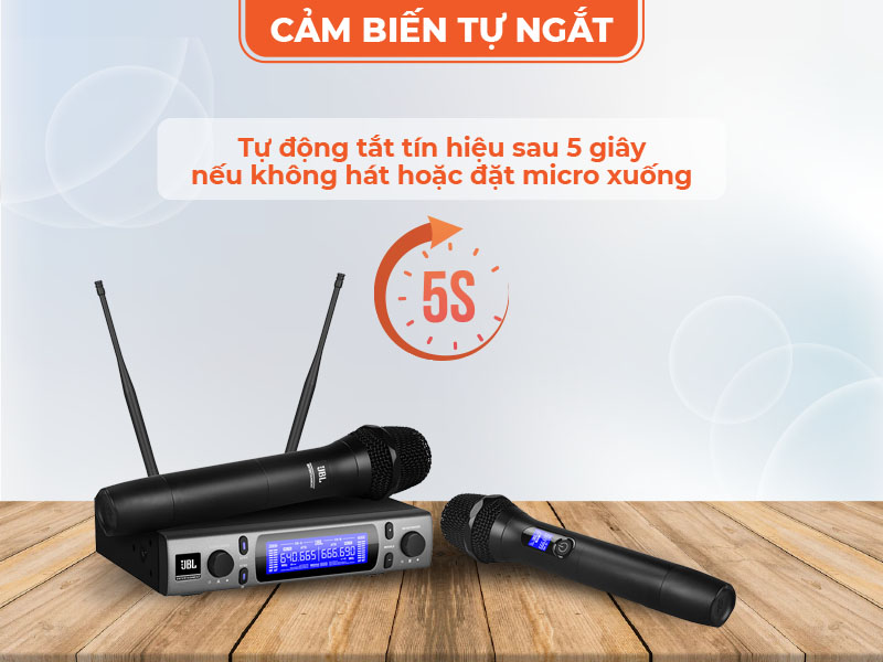 Micro JBL VM300 cảm biến tự ngắt