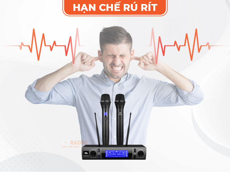 Micro JBL VM300 hạn chế hú rít