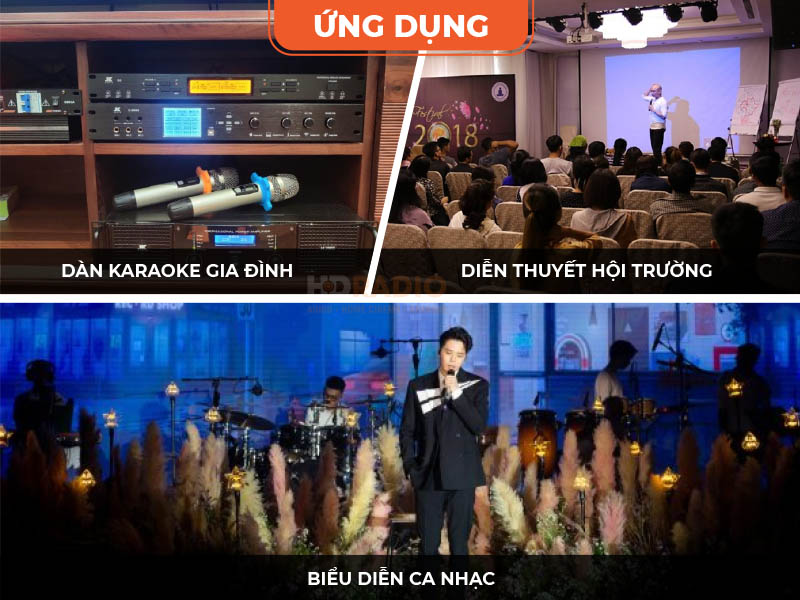 Ứng dụng micro không dây JBL VM300