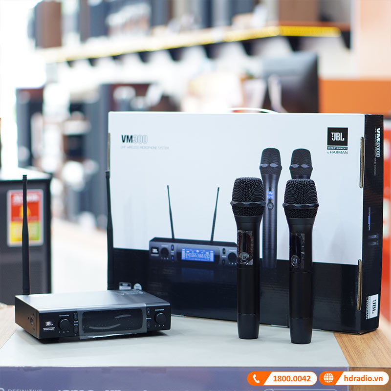 Micro JBL VM300, Cảm biết gia tốc, Cảm biến tự ngắt, Dò sóng sạch, Mic bắt nhẹ-1