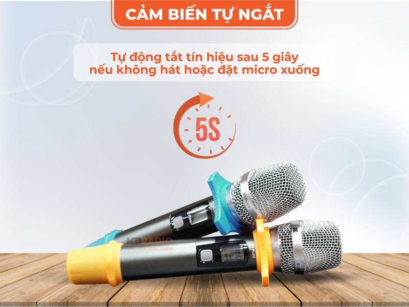 Micro JKaudio B3 Plus cảm biến tự ngắt