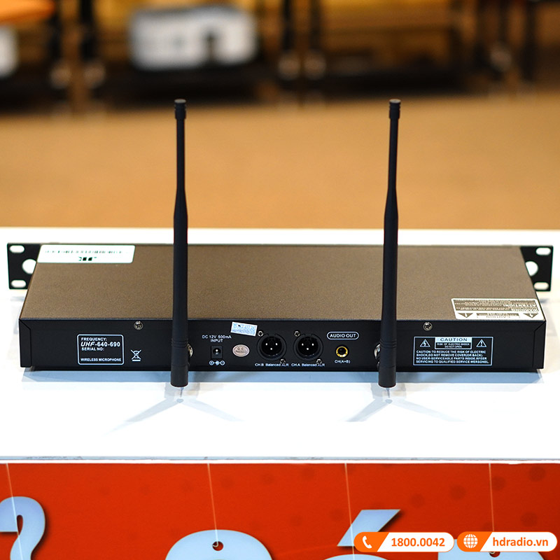 Micro Không Dây JKAudio K300, Cảm biến tự ngắt, Dò sóng sạch-13