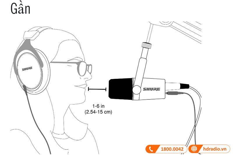 vị trí cài đặt gần