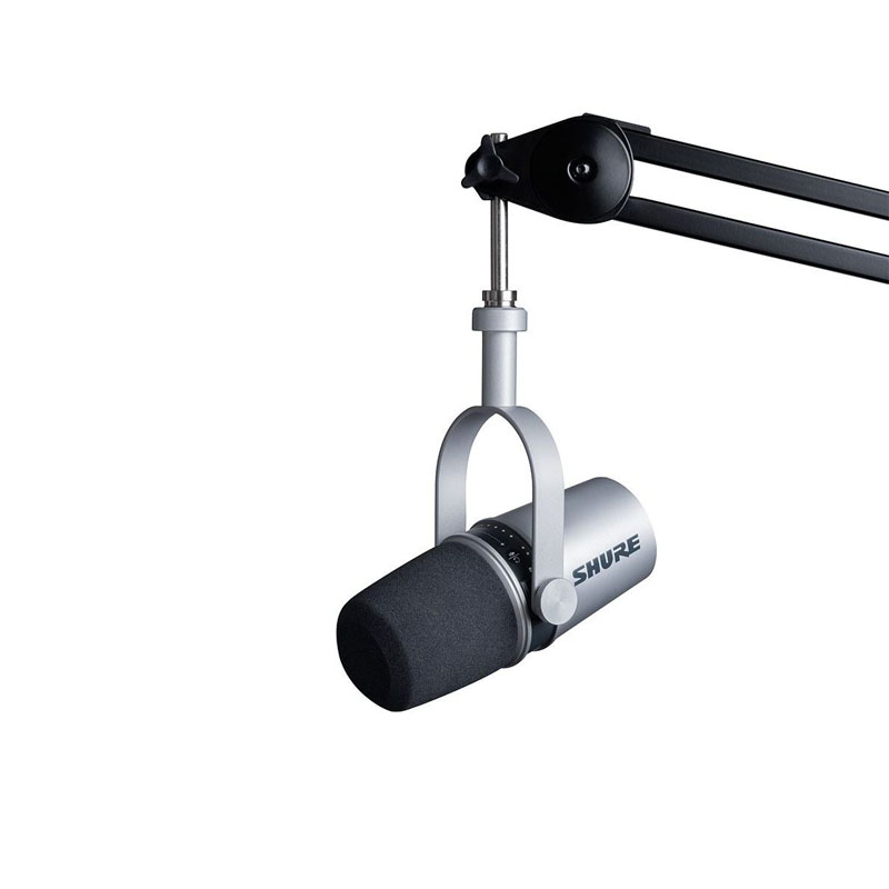 Micro Shure MV7S (Phiên bản màu trắng bạc)-5