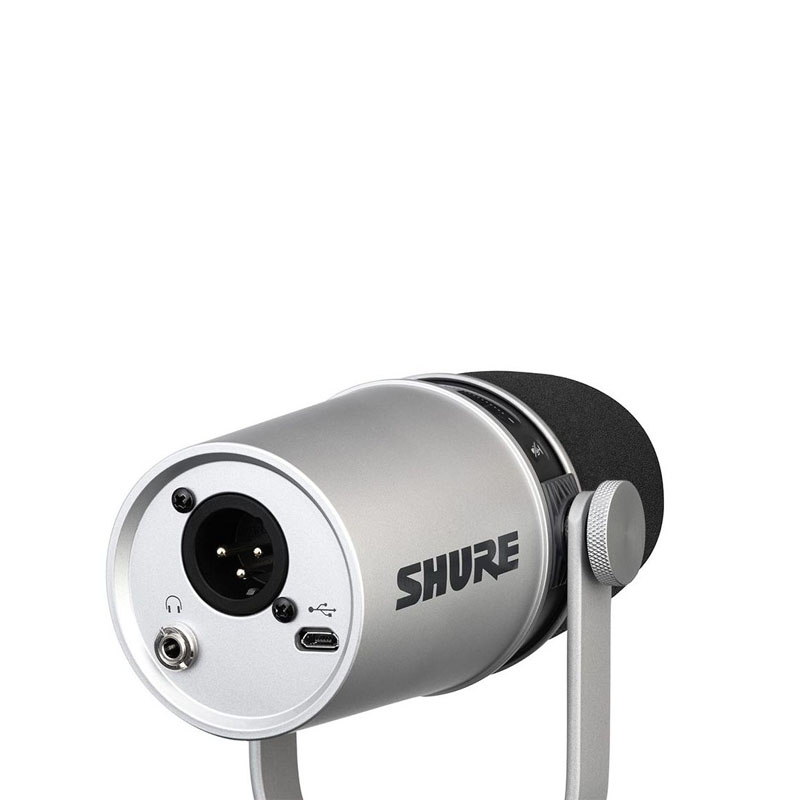Micro Shure MV7S (Phiên bản màu trắng bạc)-9