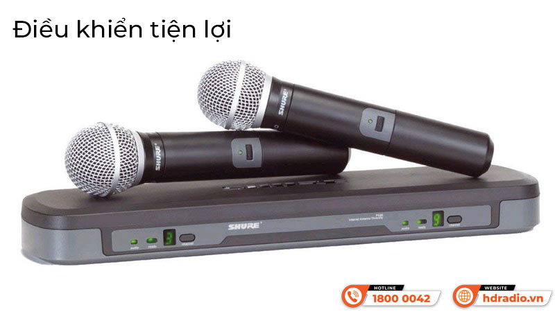 Điều khiển Bộ micro không dây Shure PG288E/PG58