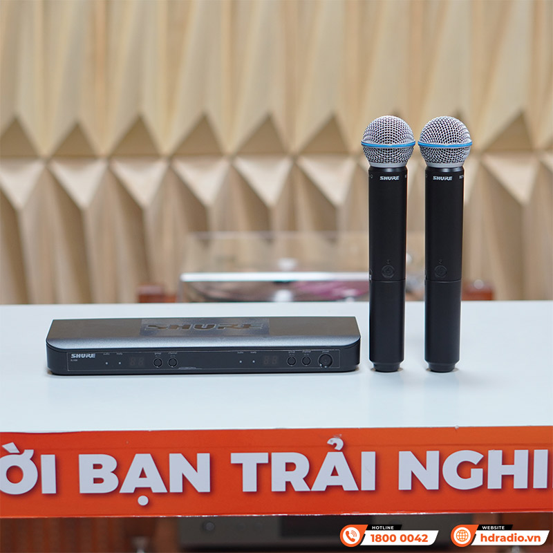 Micro không dây Shure BLX288A B58-1