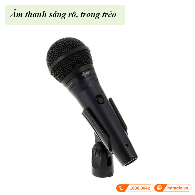 Micro Shure PGA58-XLR 