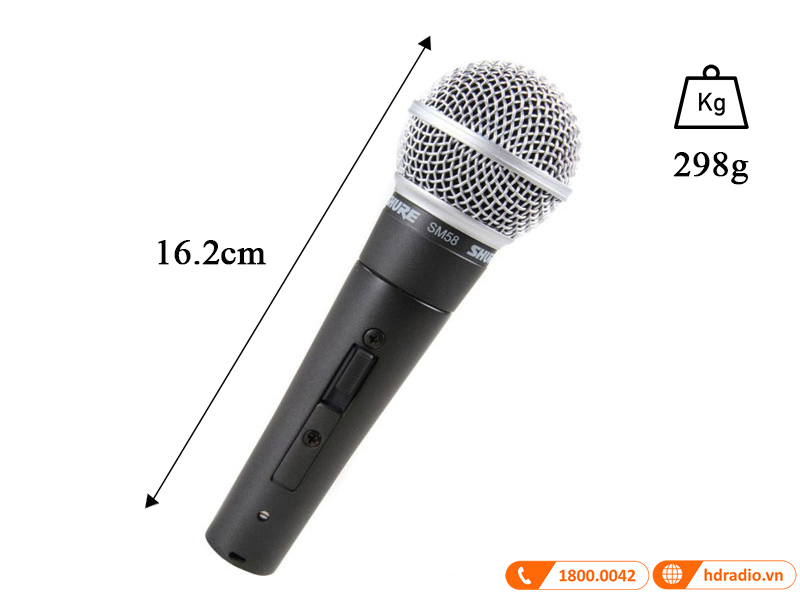 kich thuoc va trong luong micro shure sm58s kich thuoc va trong luong micro shure sm58s