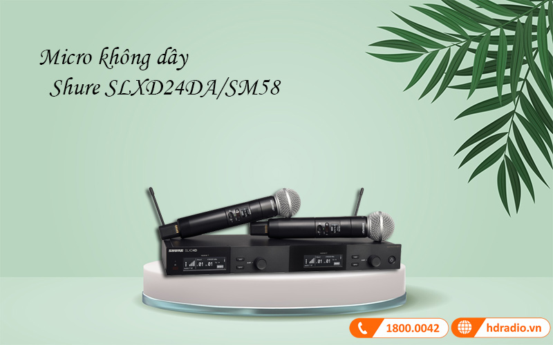 Micro Shure SLXD24DA/SM58
