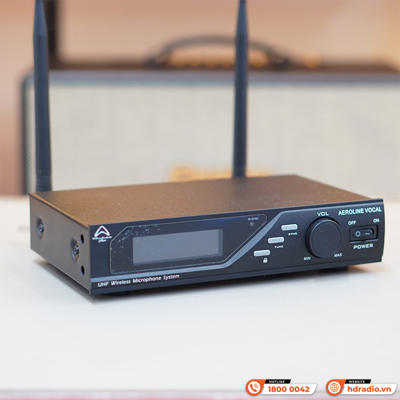 Micro không dây Wharfedale Aeroline Vocal Wireless, LCD, 650-700 MHz-2