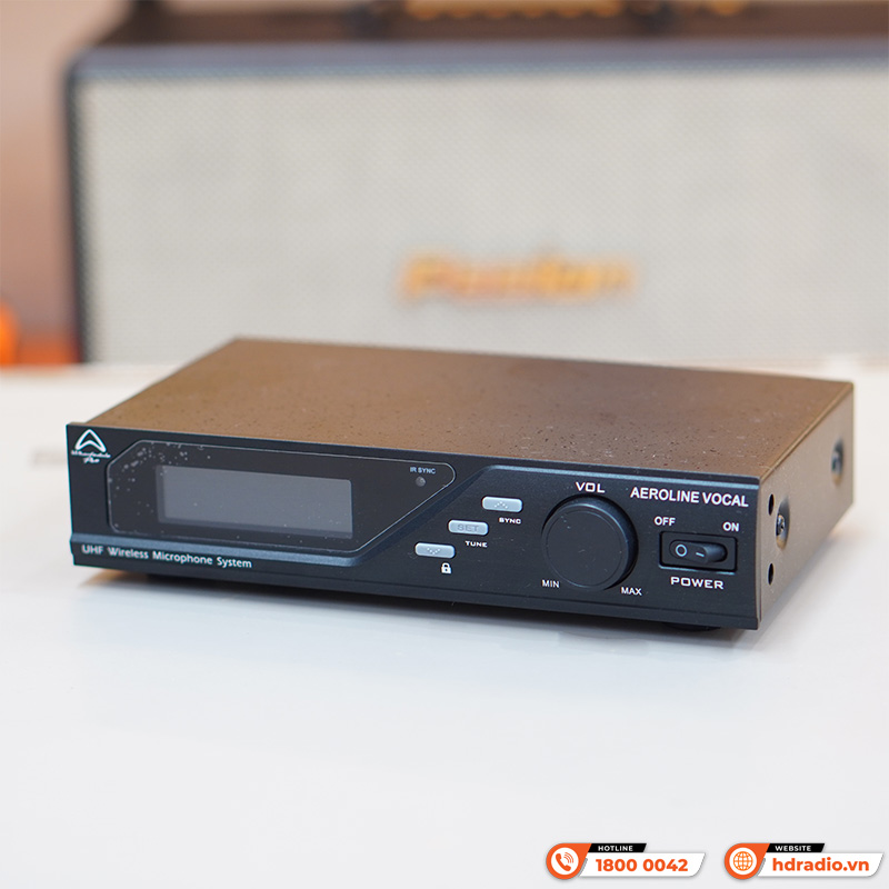 Micro không dây Wharfedale Aeroline Vocal Wireless, LCD, 650-700 MHz-3