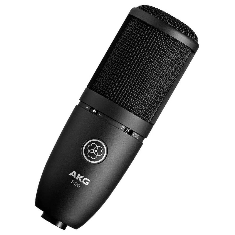 Micro AKG P120 (Tần Số 20Hz - 20kHz, Độ Nhạy 24mV/Pa thu âm livestream)