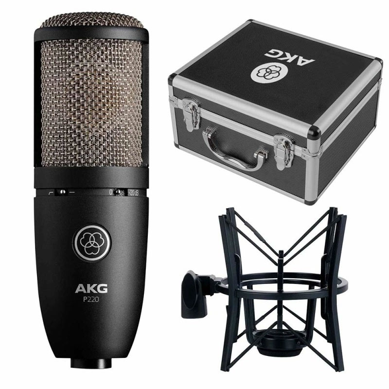 Micro AKG P220 (Tần số 20-20kHz, Độ nhạy 20 mV/Pa thu âm livestream)-3