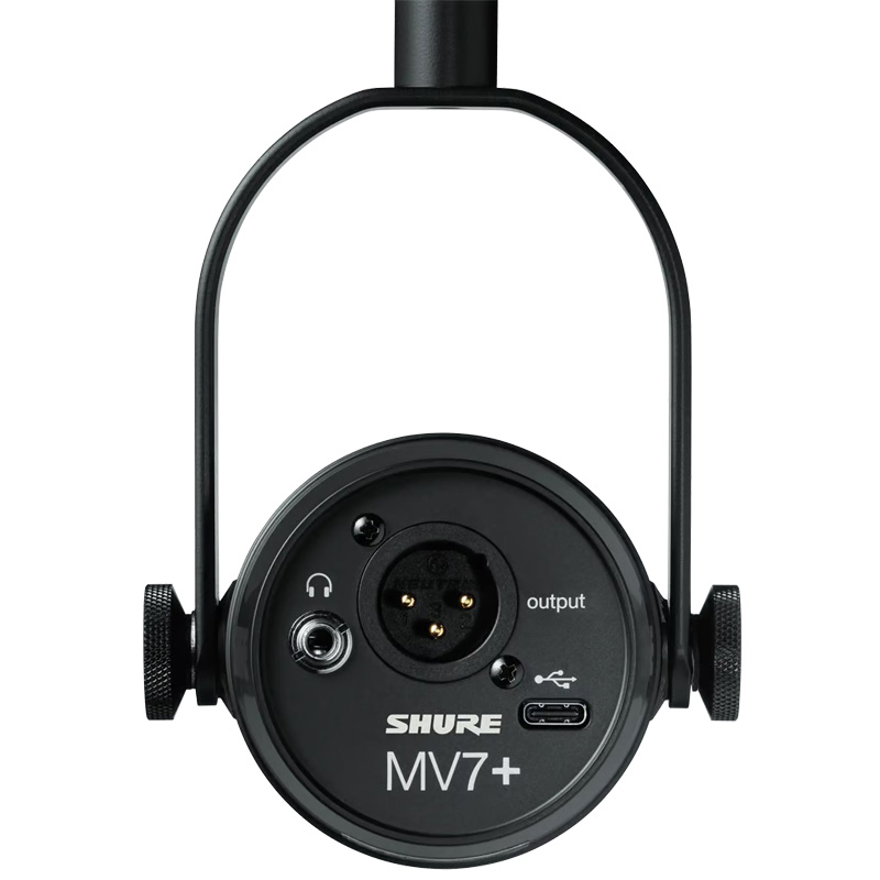 Micro Shure MV7+ (Plus) Led đẹp, DSP, USB-C, XLR, AUX-3