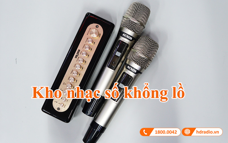 kho nhac so vang so chinh co tich hop micro khong day acnos mi30
