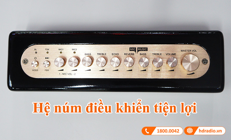 he num dieu khien vang so chinh co tich hop micro khong day acnos mi30