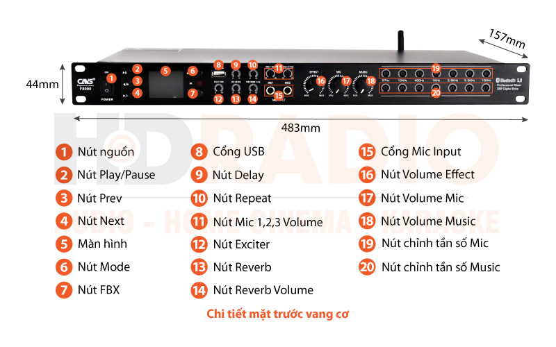 Vang Cơ CAVS F8000