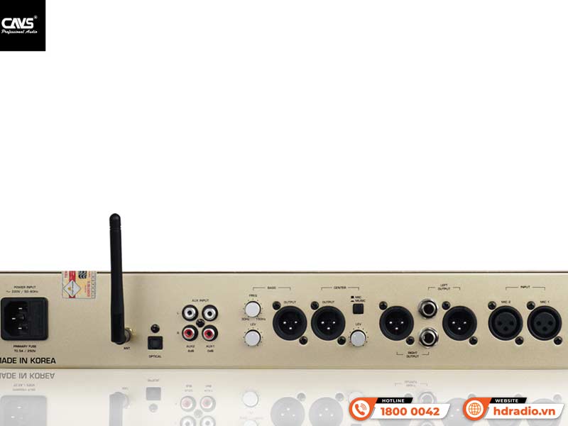 Vang cơ Jarguar S2000 Platinum, 3CH, Optical, Chống hú rít AF, Bluetooth-5