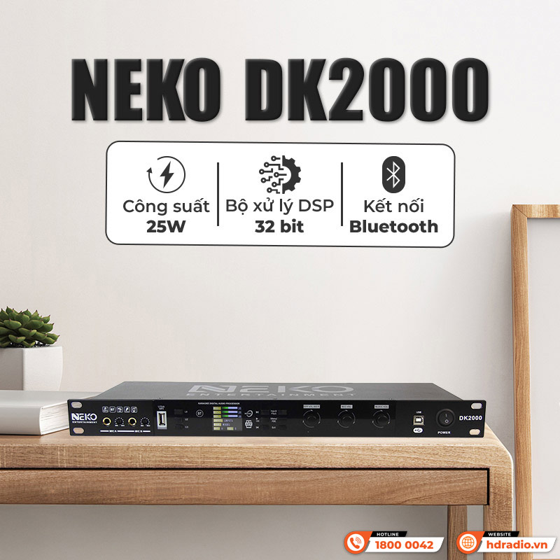 Tính năng Vang số Neko DK2000