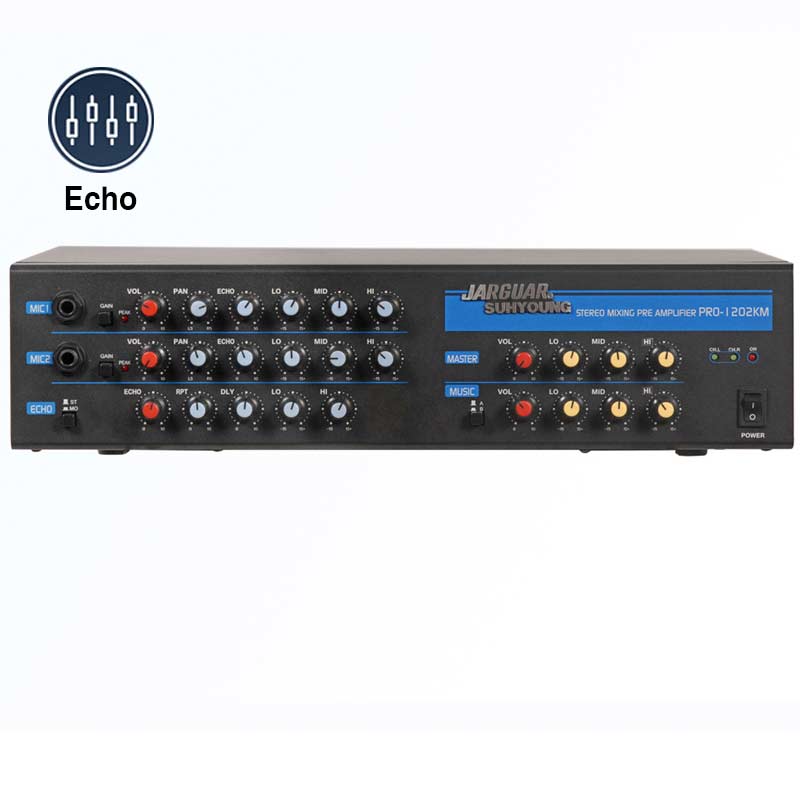 Mixer Karaoke Jarguar Pro 1202 KM, Echo Pro