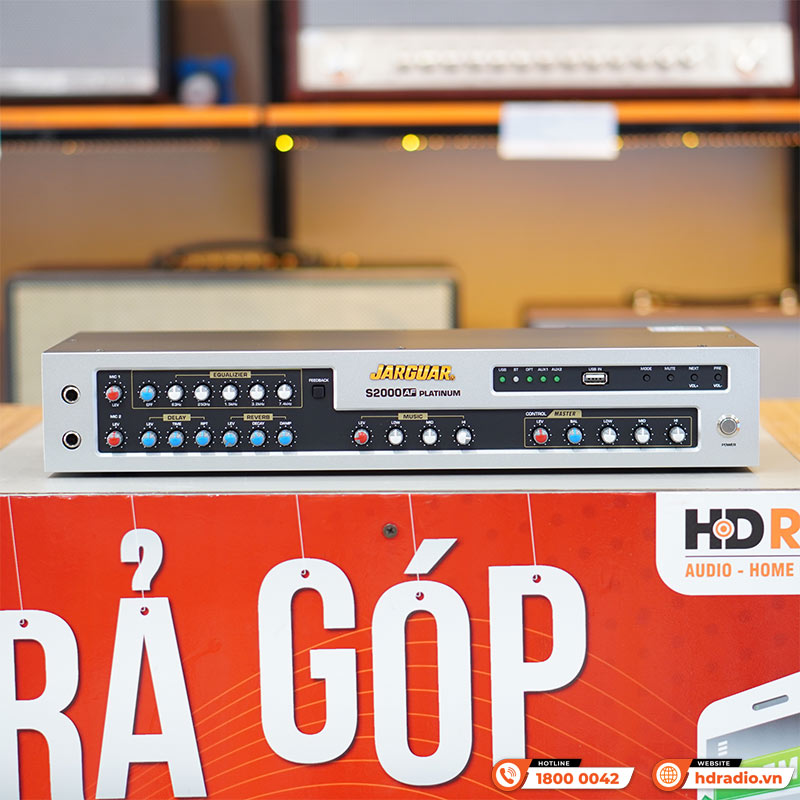 Vang Cơ Jarguar S2000 AF Platinum (2025) 4CH, Bluetooth 5.0, Reverb, Echo-2