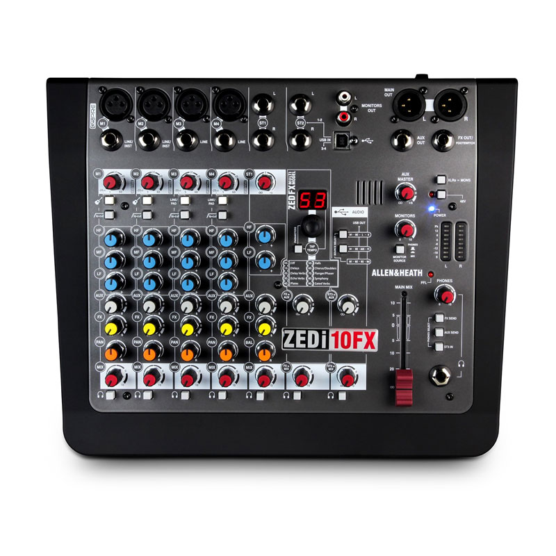 Mixer Allen & Heath ZEDi-10FX, 10 kênh